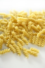 Italian spiral pasta texture