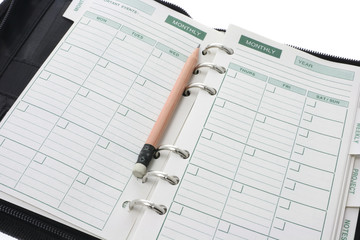 Pocket Organizer and Pencil