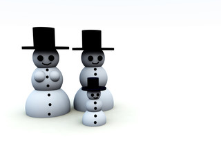 Snowman Family 4