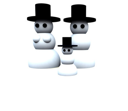 Snowman Family 3