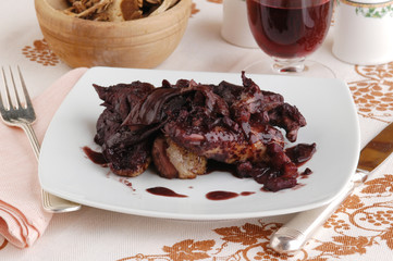 Faraona al vino rosso - Secondi di Carne del Veneto