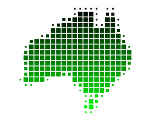 Fototapeta premium Karte von Australien