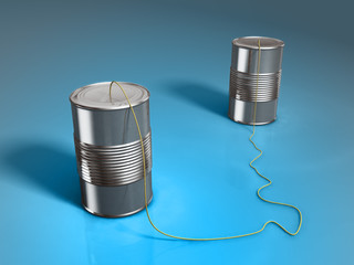 Tin can phone