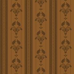 Vector seamless wallpaper, retro style