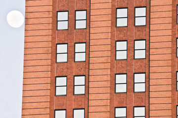 Lansing, Michigan - full moon