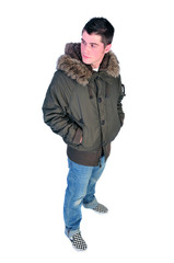 Man in a winter coat