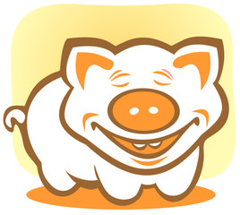 happy piggy