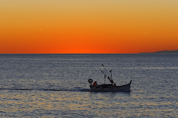 gozzo al tramonto