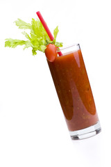 Bloody Mary mit Dekoration