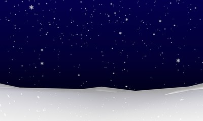 Obraz na płótnie Canvas Abstract Snowfall Background #2