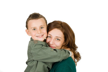 Mother and son