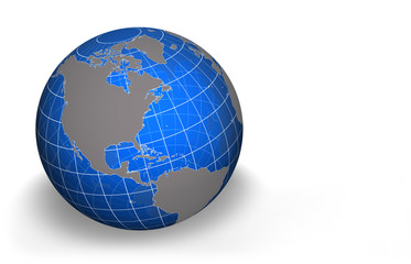 Globe: North America