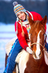 woman with horse