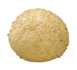 isolated loave with sesame