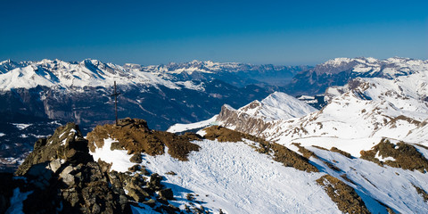 panorama above lenzerheide