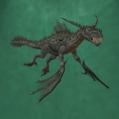 Fototapeta premium Fantasie Monster