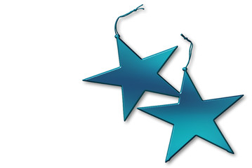 estrellas azules en fondo blanco