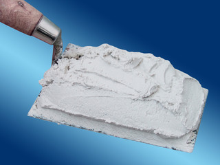 The tool of the builder of the mason a shovel