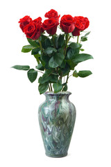Roses in vase