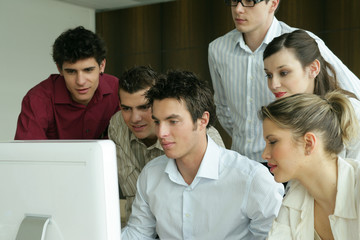 Etudiants en formation informatique