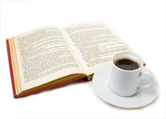 Espresso and a book