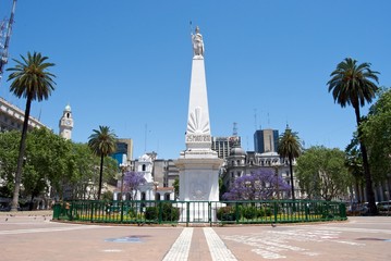 Pirámide de Mayo, Buenos Aires - obrazy, fototapety, plakaty