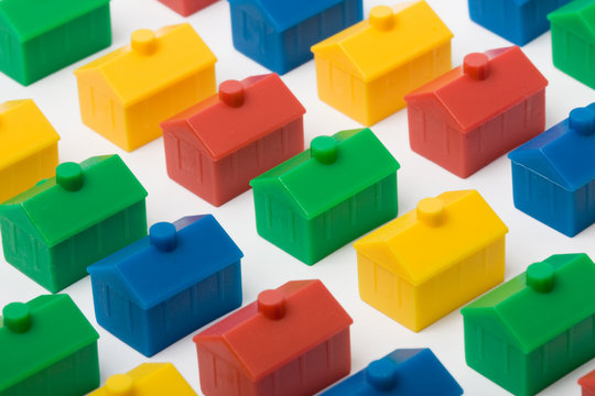 Colorful model houses