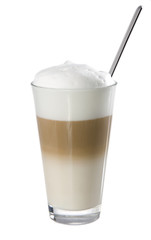 Frischer Milchkaffee