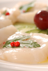 Scallop carpaccio