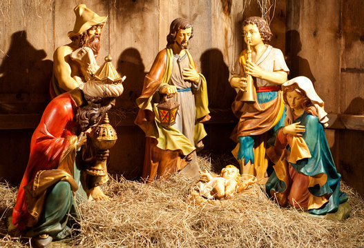 Weihnachtskrippe in Hamburg
