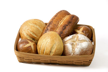 Bread in basket