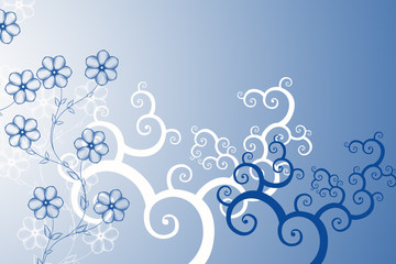 Obraz premium blue design