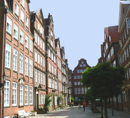 alte Gasse in der City