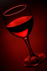 glass of red wine