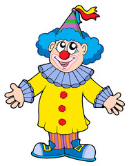 Smiling clown