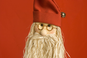 santa claus or goblin ornament