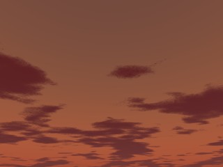 Himmel bei Sonnenuntergang