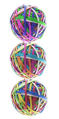 Stack of Rubber Band Balls