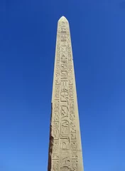 Fototapete Rund Egypte-Obelisque temple de Karnak © foxytoul