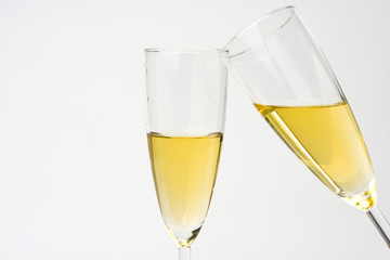 champagne for celebrate christmas festive