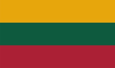 Obraz premium Lithuania Flag