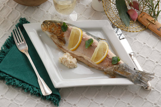Trota in salsa di rafano - Secondi pesce - Trentino Alto Adige