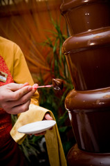 chocolate fountain