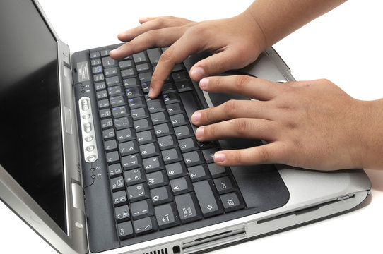 Hands on the keyboard