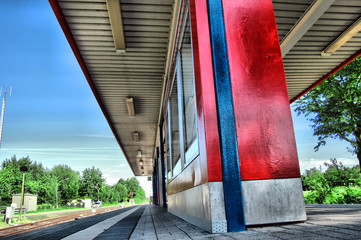 Bahnsteig Nahverkehr