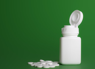 Bottle and tablets