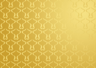 Damask background gold