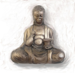 Fototapeta na wymiar Buddha 081218 01
