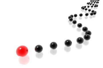 Red leadership of business team