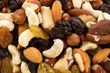 Mix of many different nuts
